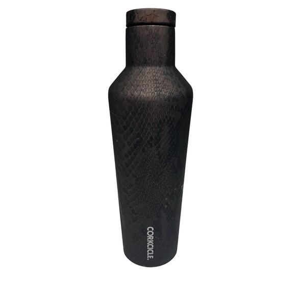 Corkcicle 16 Oz Canteen In Brown And Black Rattlesnake Pattern - Picture 1 of 6